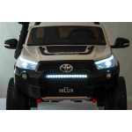 Elektrické autíčko - Toyota Hillux - nelakované - biele